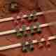 Sihn Rakhi Gift for Sister | 16 Pairs Oxidised Silver Alloy Jhumki Earring - Image 2