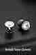 Vaynora Jewels Magnetic Stud Earrings for Men & Women Non-Piercing Clip-On Earrings 6mm Cubic Zirconia Stainless Steel Stud Earring - Image 2
