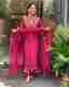 CALLME TEXTILE & DESIGN Women Cotton Rayon Ethnic Top Pant Dupatta Set - Image 2