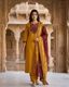 Aavyaa Women Jacquard Kurti Pant Dupatta Set - Image 3