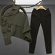Black Deer Men Cotton Blend Shirt Pant Set (Black) - Image 4