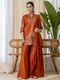 Khodiyar Women Silk Blend Kurta Sharara Dupatta Set - Image 4