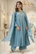 OMICRON FAB Hand-Embroidered Anarkali Set with Pant and Dupatta - Image 3