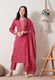 Larqi Women Pure Cotton Kurta Pant Dupatta Set - Image 3