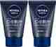 Nivea Men All-In-1 Oil Control Menthol Pump for Excess Oil & Dirt Removal Face Wash (150 ml) - Image 2