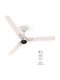 Colorbot Helix BLDC Remote Controlled | Highspeed |LED|Reverse Mode| AeroQuiet+ Technolog with 4 Year Warranty BLDC Motor with Remote, With LED Indicators 1200 mm Ceiling Fan (5 Star | Arctic White | Pack of 1) - Image 4