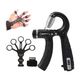 DHEER Adjustable Hand Grip Strengthener with Counter (5â100 KG) Finger, Wrist Hand Grip/Fitness Grip (Black, Red) - Image 4