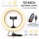 shipsify शिपà¥à¤¸à¤¿à¤«à¤¾à¤¯ 10inch RGB Light with Tripod Stand & Phone Holder for YouTube Video, Makeup रिà¤à¤ फà¥à¤²à¥à¤¶ (à¤à¤¾à¤²à¤¾) - Image 4