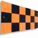 DawnRays Foam Pyramid Wall (12 Panels Blue, Black) - Image 2