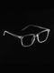 TAHAENTERPRISE Rimless Rectangle Blue Cut Frame For Men & Women (144 mm) - Image 3