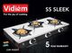 Vidiem Stainless Steel Manual Gas Stove (4 Burners) - Image 4
