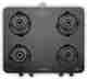 BLOWHOT Sapphire 4 Tornado Brass Stainless Steel Cooktop - Image 2