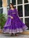 Kedar Fab Embroidered Art Silk Stitched Anarkali Gown (Pink) - Image 3
