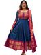 Viyona Fashion Embroidered Georgette Anarkali Gown Pink - Image 4