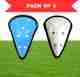 Raizex Cricket Batting Pads Covers Combo (Maroon) - Image 2