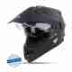 Steelbird Racer Off Road Motocross Helmet White Orange - Image 2