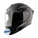 HEADFOX N2 Gloss Air 7 Smart Bluetooth Helmet: Calls, Music , GPS & Voice Asst. Road DV Motorsports Helmet (Glossy Grey) - Image 4