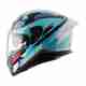 Axor Apex Hex-2 Motorbike Helmet (Hex Blue Red) - Image 2