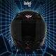 Steelbird Bluetooth Full Face ISI Certified Helmet for Men with Inner Smoke Sun Shield Motorbike Helmet (Matt Battle Green) - Image 4