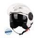 Steelbird SBH 67 Vintage DOT Motorbike Helmet Glossy Black - Image 4