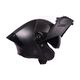 ROYAL ENFIELD Stealth Modular Flip-Up | Dual Visor | Free Extra Smoke Visor | ISI & DOT Motorbike Helmet (Gloss Black) - Image 3
