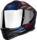 Steelbird Air SBH-61 ISS SXE RACE-X Full Face Helmet (Black, Red) - Image 3