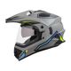 Steelbird Racer Off Road Motocross Helmet White Orange - Image 3