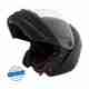 Samrat Modular Flip-Up Bike Helmet Matt Black - Image 2