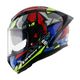 Axor Apex Hex-2 Motorbike Helmet (Hex Blue Red) - Image 4