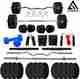 FITRXX à°«à°¿à°à±RXX HEXA |STEEL IRON RUBBER COATED DUMBBELL| FULL BODY WORKOUT (Set of 2) à°«à°¿à°à±à°¸à±à°¡à± à°µà±à°¯à°¿à°à± à°¡à°à°¬à±à°²à± (5 kg) - Image 2