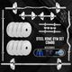 YMD 50kg Steel Plate Combo with Curl & Straight Rods - Image 3