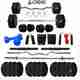 BULLAR 40 kg Professional Adjustable Rubber Coated Home Gym Set Home Gym Combo - Image 2