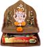 Lakshita Art Wooden Wall Mount Pooja Mandir with Carving & 6 Bells Engineered Wood Home Temple (Height: 37.5, DIY(Do-It-Yourself)) - Image 3