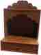 Lakshita Art Wooden Wall Mount Pooja Mandir with Carving & 6 Bells Engineered Wood Home Temple (Height: 37.5, DIY(Do-It-Yourself)) - Image 2