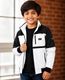 LIZBEE Men Colorblock Bomber Jacket - Image 4