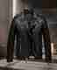 Zaraa Men Solid Leather Jacket - Image 2