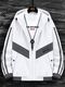 VERTICALS Men Striped Puffer Jacket - Image 4
