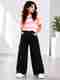 LittleRippers Girls Wide Leg Mid Rise Blue Jeans - Image 2