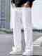 DENIM DUCH Men Loose Fit Mid Rise White Jeans - Image 2