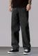 AzureAttire Men Straight Fit Mid Rise Black Jeans - Image 3