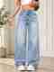 NOVIO Women Loose Fit High Rise Blue Jeans - Image 2