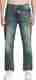 DS MALL Men Wide Leg Mid Rise Blue Jeans - Image 2