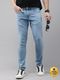 Spykar Men Slim Low Rise Blue Jeans - Image 4