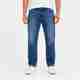 unclear Men Baggy Fit Mid Rise Dark Blue Jeans - Image 2