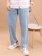 Glitchez Men Loose Fit Mid Rise Blue Jeans - Image 3