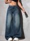 zayla Women Wide Leg High Rise Light Blue Jeans - Image 3