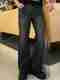 APJ GARMENTS Men Flared Mid Rise Black Jeans - Image 2