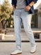 Urbano Fashion Men Regular Mid Rise Grey Jeans - Image 4