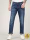 LEVI'S Men Straight Fit Mid Rise Dark Blue Jeans - Image 4