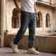 KITRY Men Relaxed Fit Mid Rise Dark Blue Jeans - Image 2